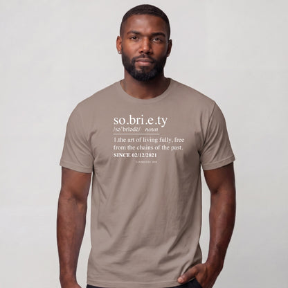 Sober T Shirt | Men's Sobriety Definition