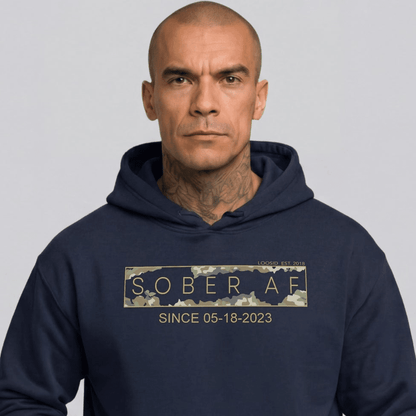 Recovery Hoodie | Unisex Sober AF Camo