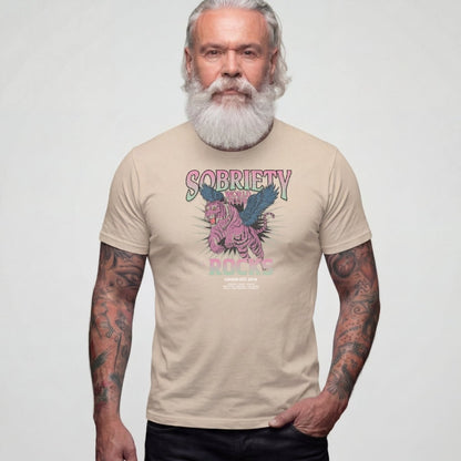 Sober T Shirt | Men's Sobriety Rocks
