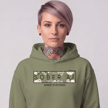 Recovery Hoodie | Women's Sober AF Flower