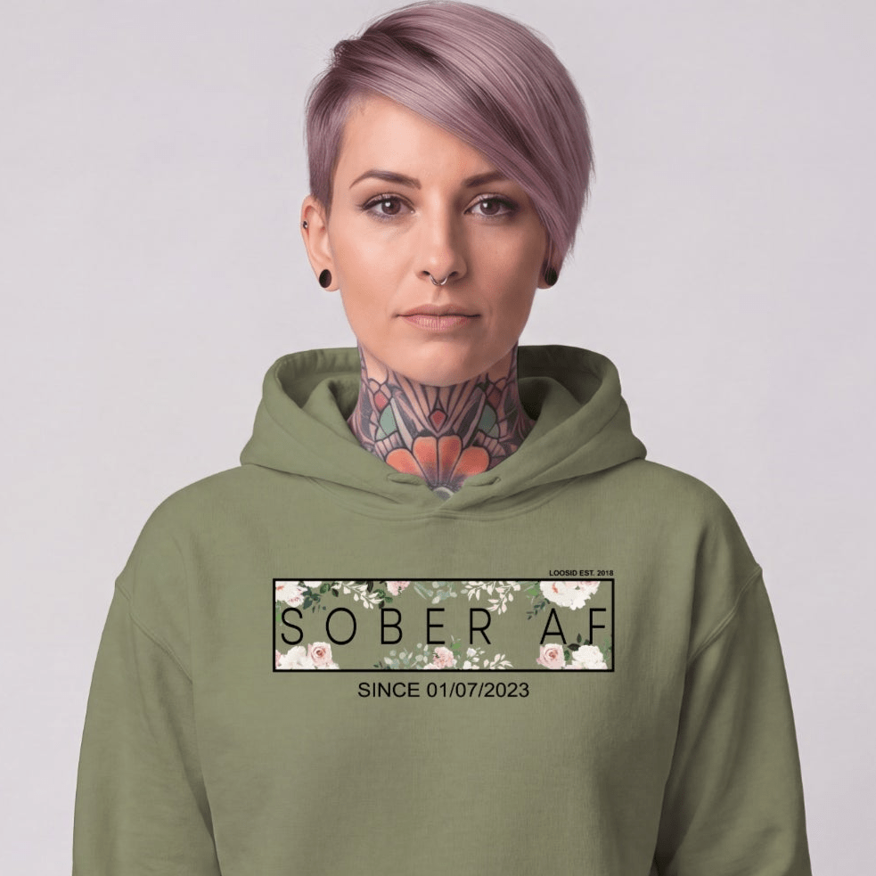 Recovery Hoodie | Women's Sober AF Flower