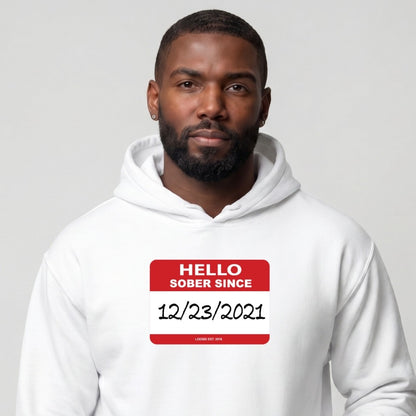 Recover Hoodie | Men's Hello Sober Since
