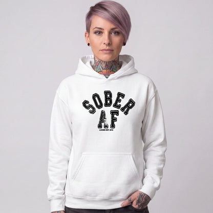 Recovery Hoodie | Women's Sober AF Collegiate