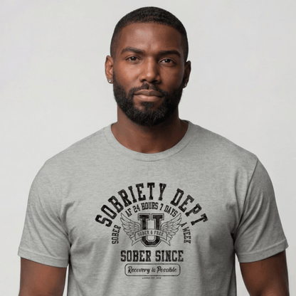 Sober T Shirt | Men's Sobriety Dept 24/7