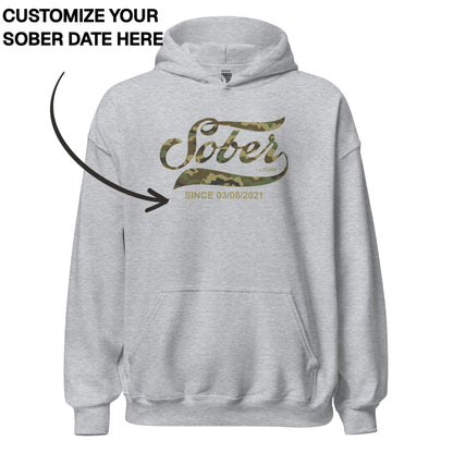Recovery Hoodie | Men's Sober Since Camo