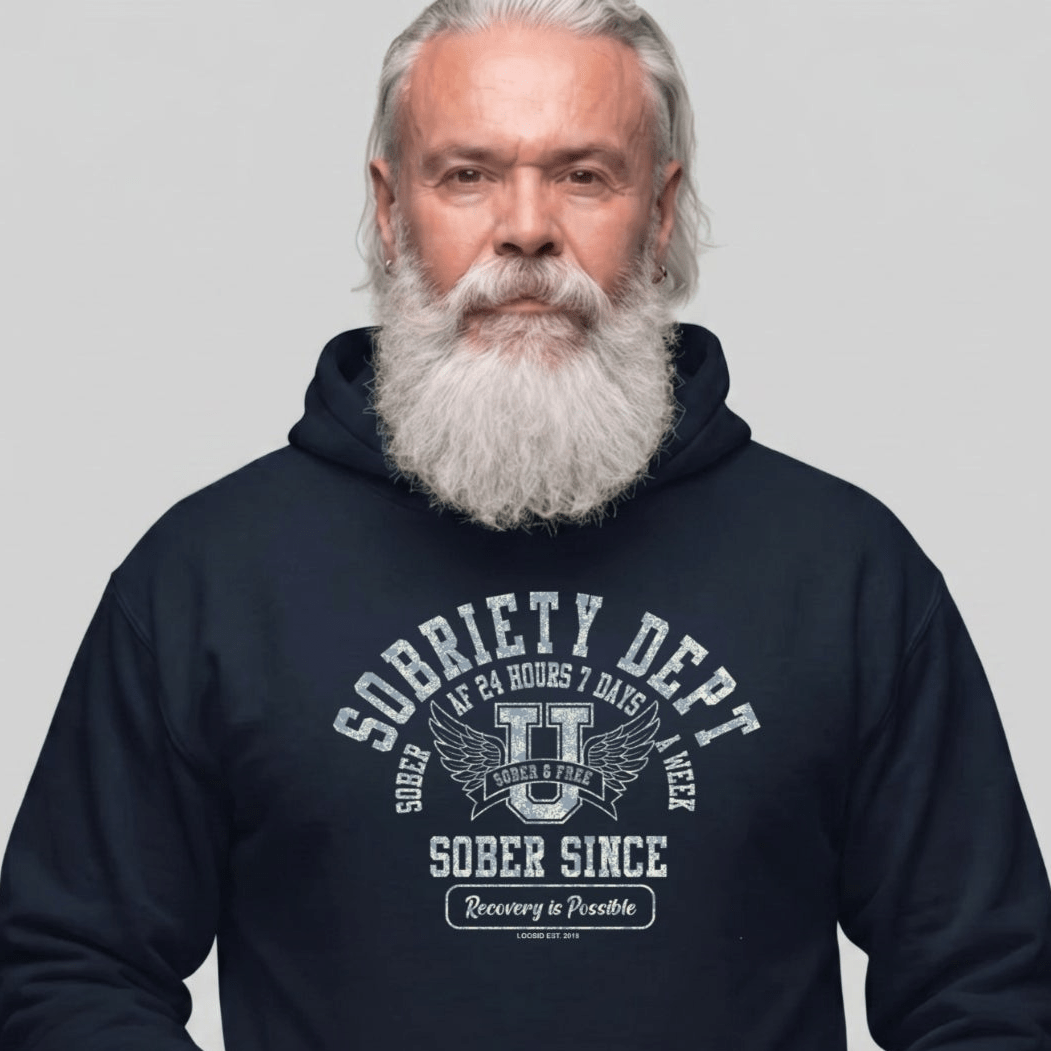 Recovery Hoodie | Men's Sobriety Dept 24/7