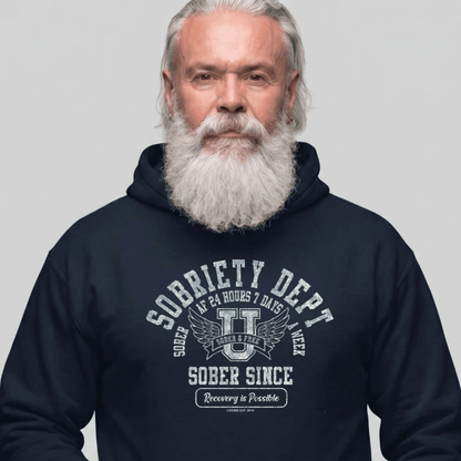 Recovery Hoodie | Men's Sobriety Dept 24/7