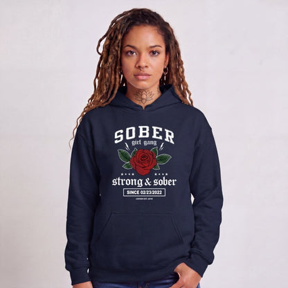 Recovery Hoodie | Women's Sober Girl Gang Strong & Sober