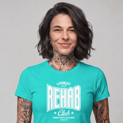 Sober T Shirt | Women's Straight Outta Rehab