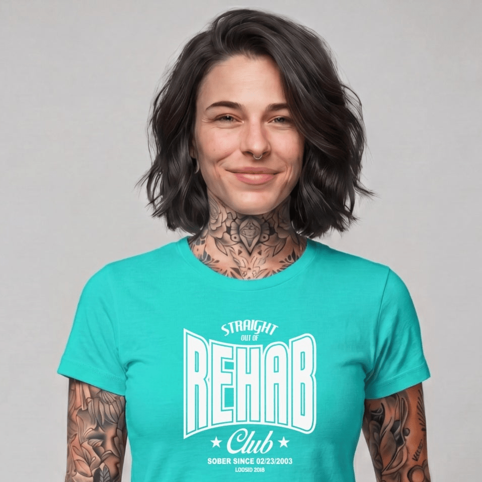 Sober T Shirt | Women's Straight Outta Rehab