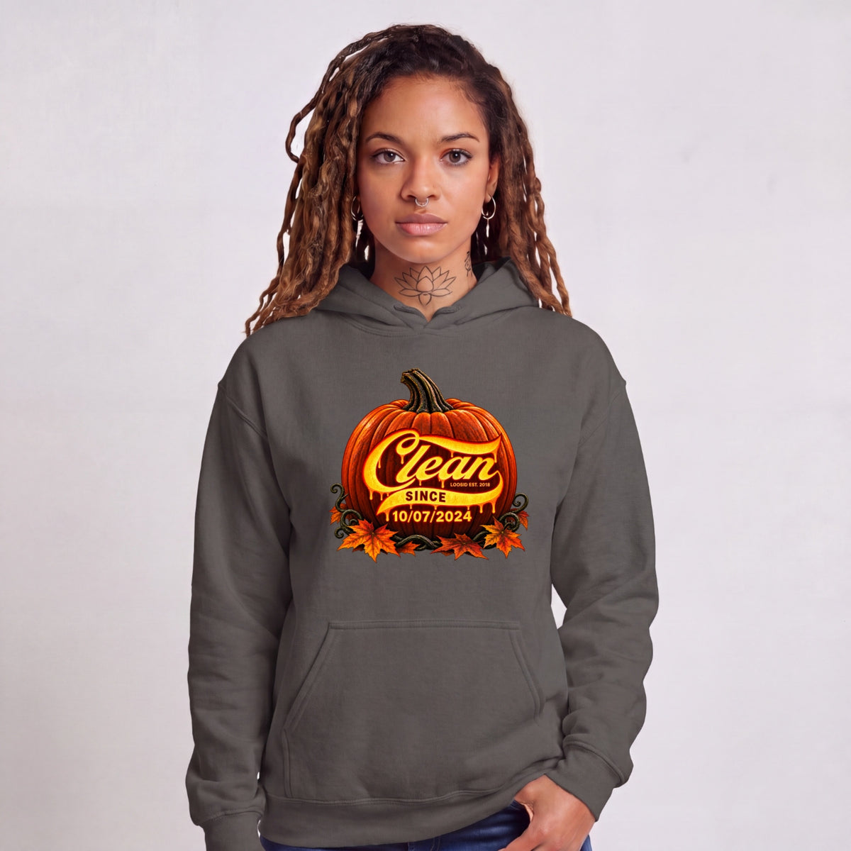 Recovery Hoodie | Women's Clean Since Pumpkin