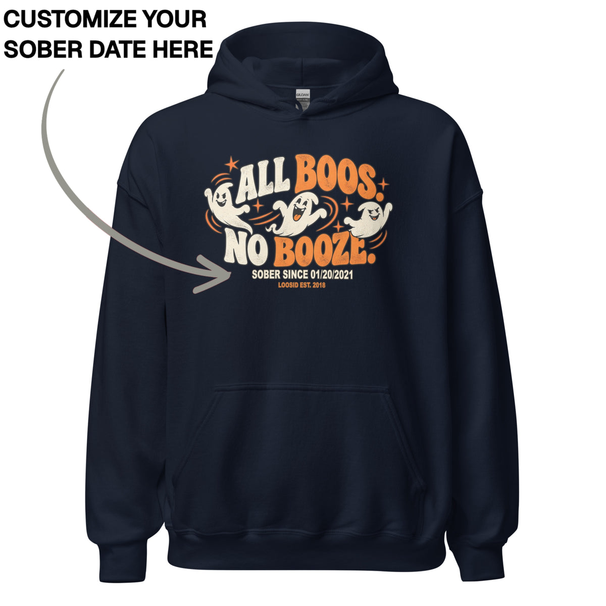 Recovery Hoodie | Women's All Boos No Booze