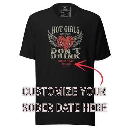 Sober T Shirt | Women's Hot Girls Don't Drink