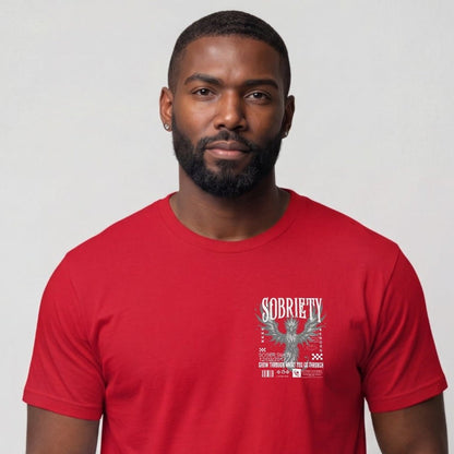 Sober T Shirt | Men's Phoenix Sobriety Reborn Limited-Edition