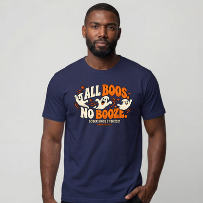 Sober T Shirt | Men's All Boos No Booze