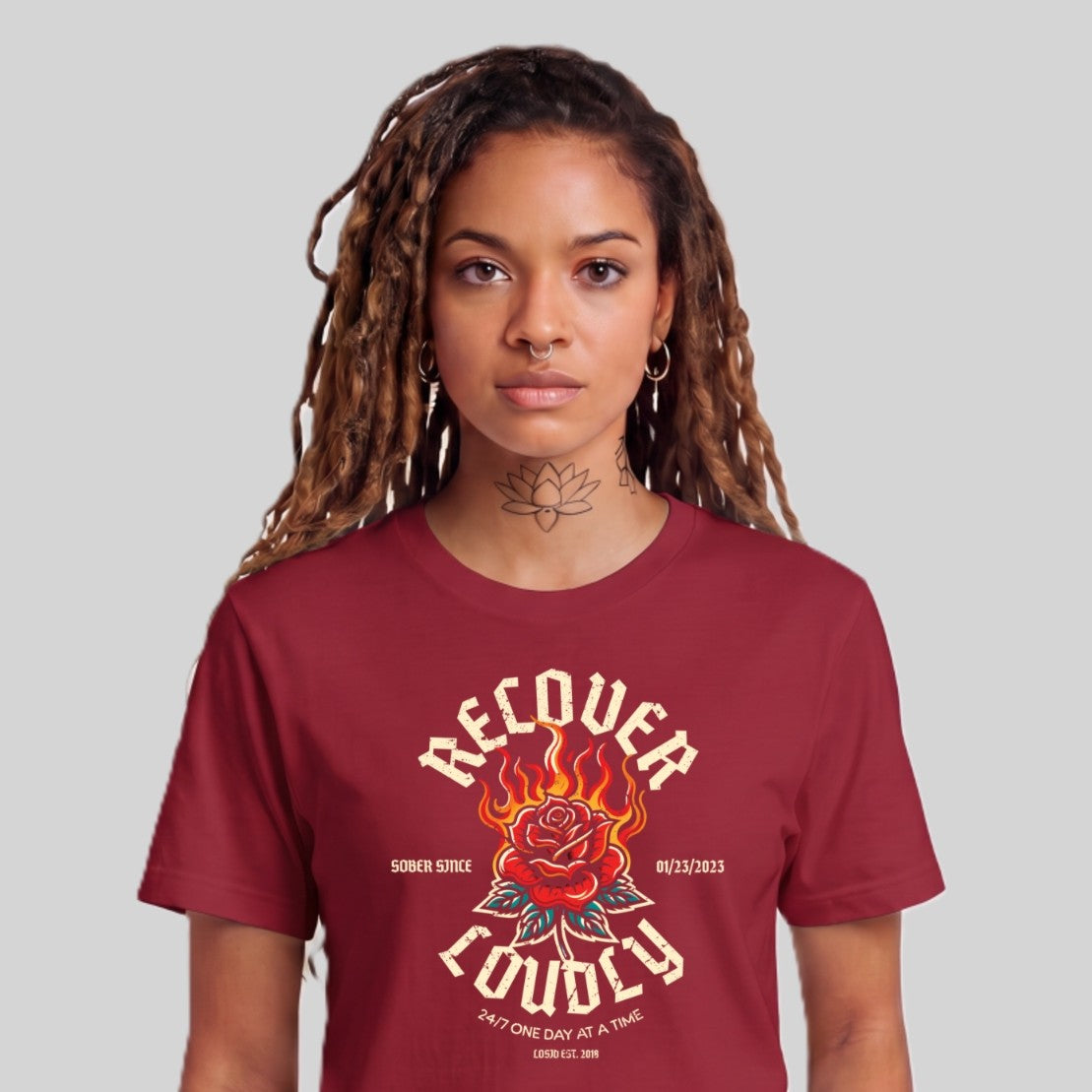 Sober T Shirt | Women's Recover Loudly