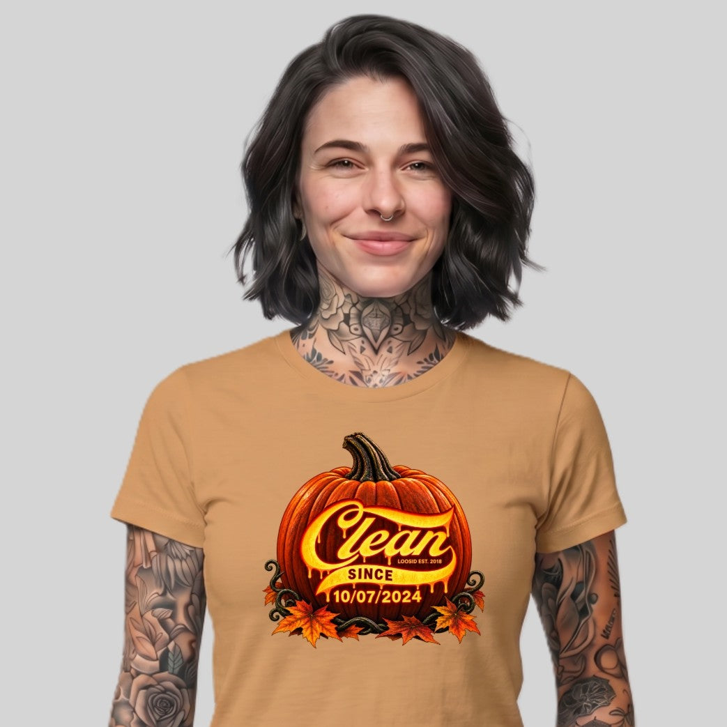 Clean T Shirt | Women's Clean Since Pumpkin