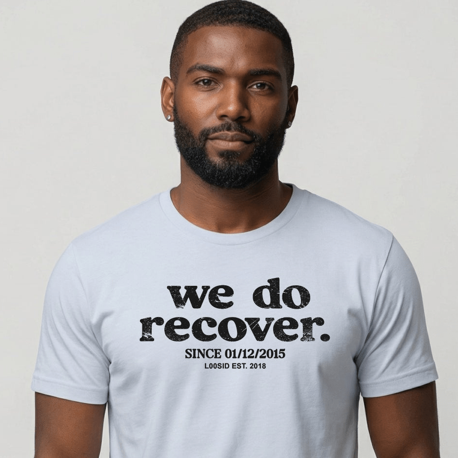 Sober T Shirt | Men's We Do Recover Tee