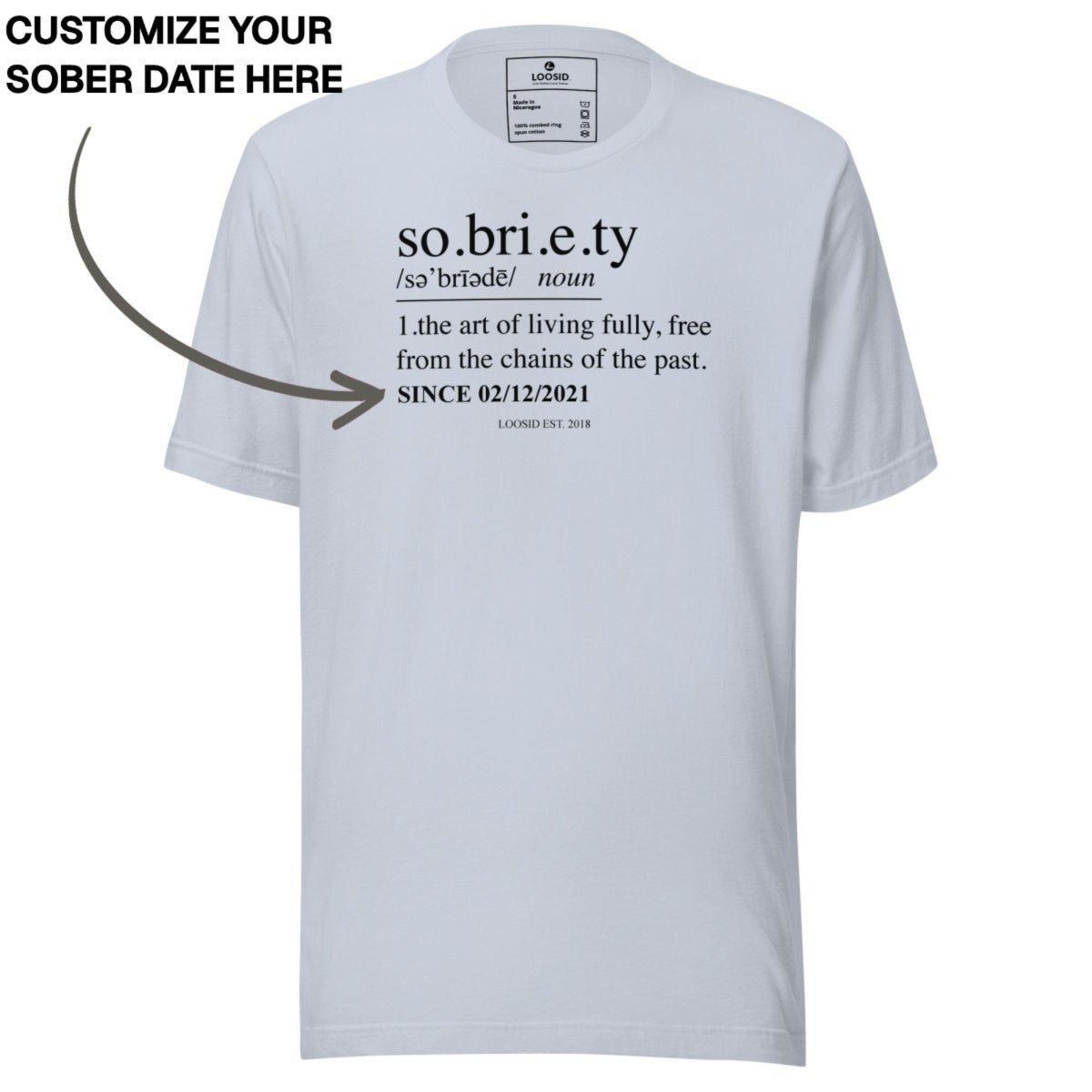 Sober T Shirt | Men's Sobriety Definition