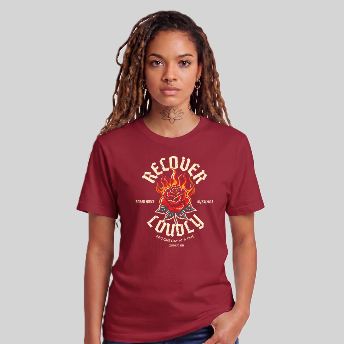 Sober T Shirt | Women's Recover Loudly