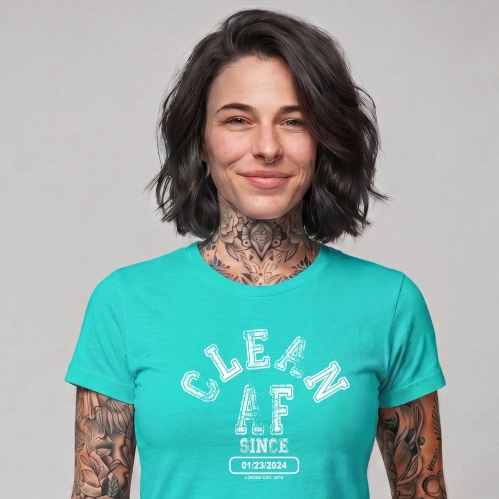Clean T Shirt | Women's Clean AF Collegiate