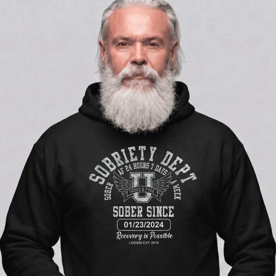 Recovery Hoodie | Unisex Sobriety Dept