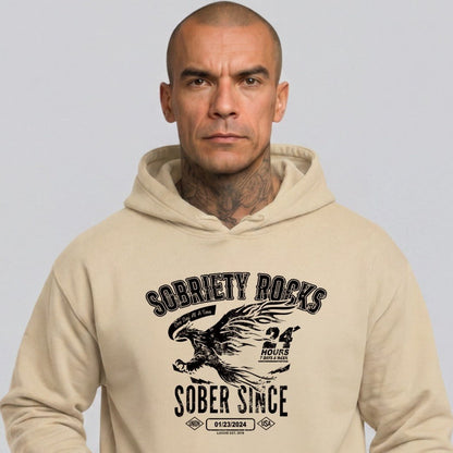 Recovery Hoodie | Men's Sobriety Rocks