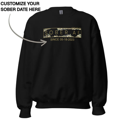 Sober Sweatshirt | Men's Sober AF Camo