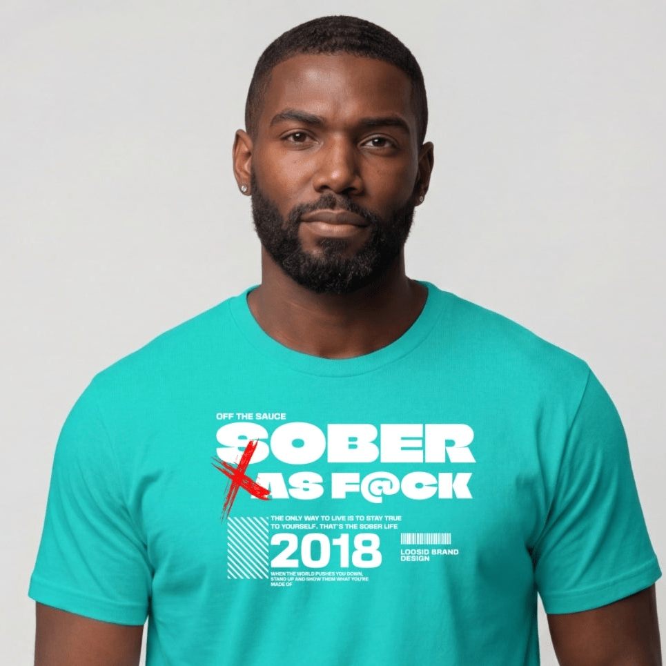 Sober T Shirt | Men's Sober As F*ck Tee