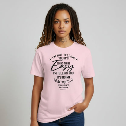 I'm Not Telling Sober T Shirt featuring the design (view 21)