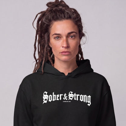 Recovery Hoodie | Women's Old School Sober & Strong