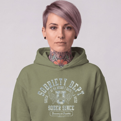 Recovery Hoodie | Women's Sobriety Dept 24/7