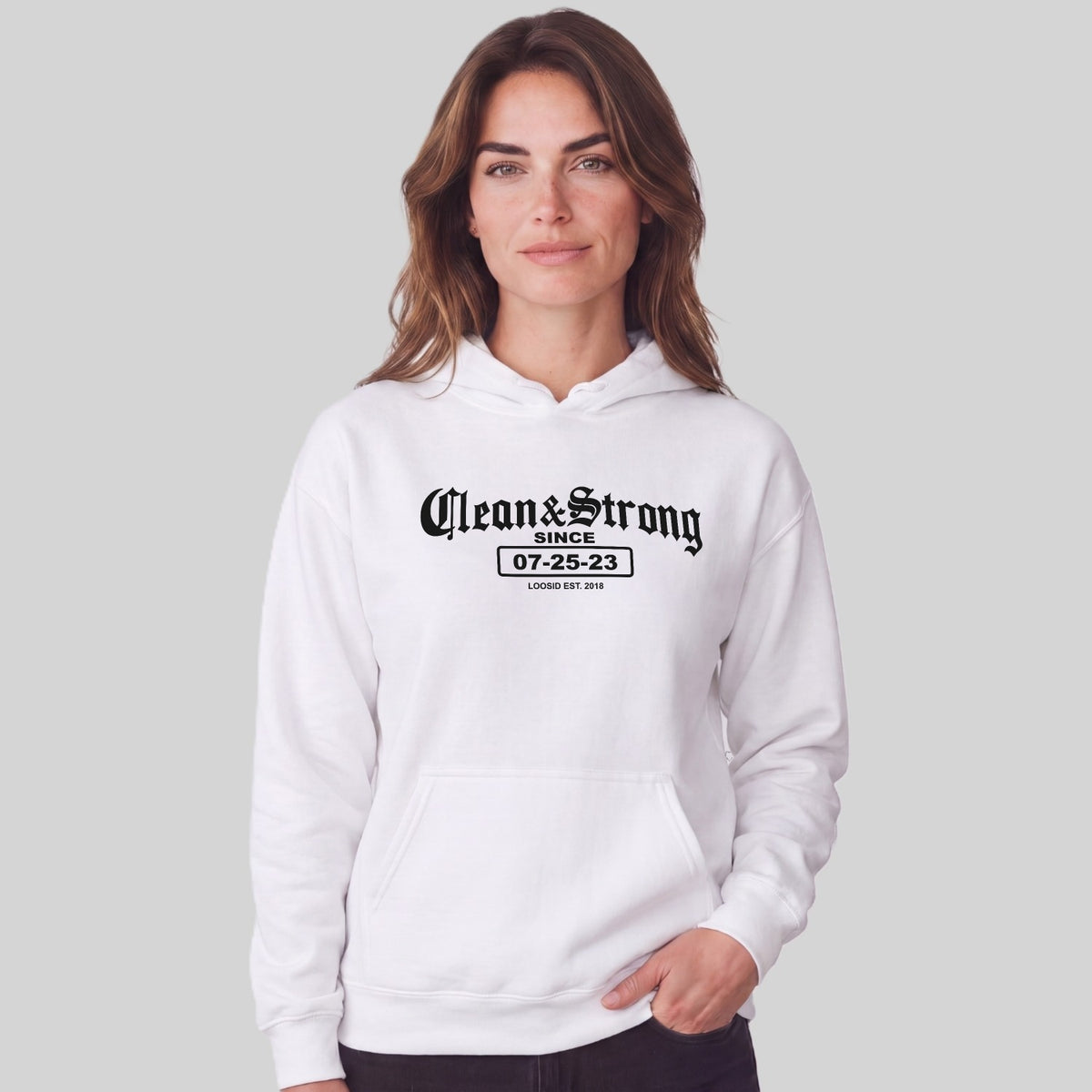 Recovery Hoodie | Women's Old School Clean & Strong
