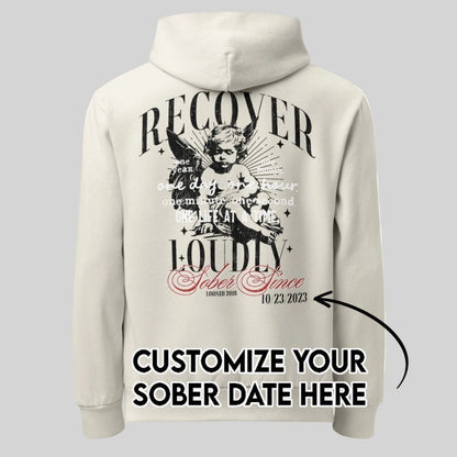 Recovery Hoodie | Women's Recover Loudly Front & Back Print
