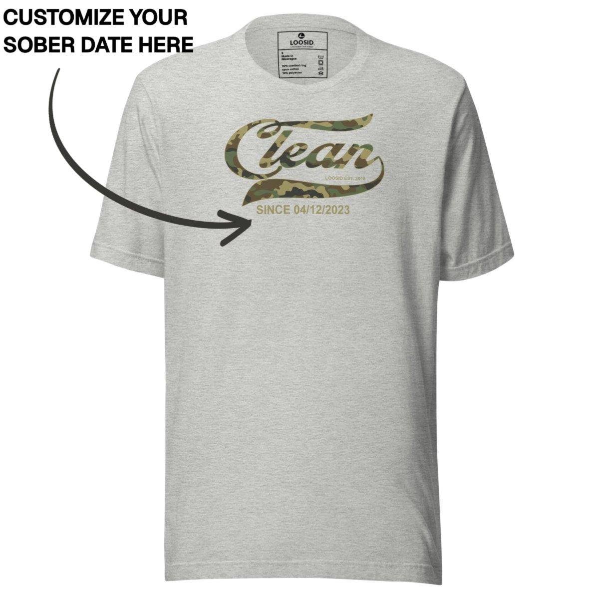 Clean T Shirt | Men's Clean Since Camo
