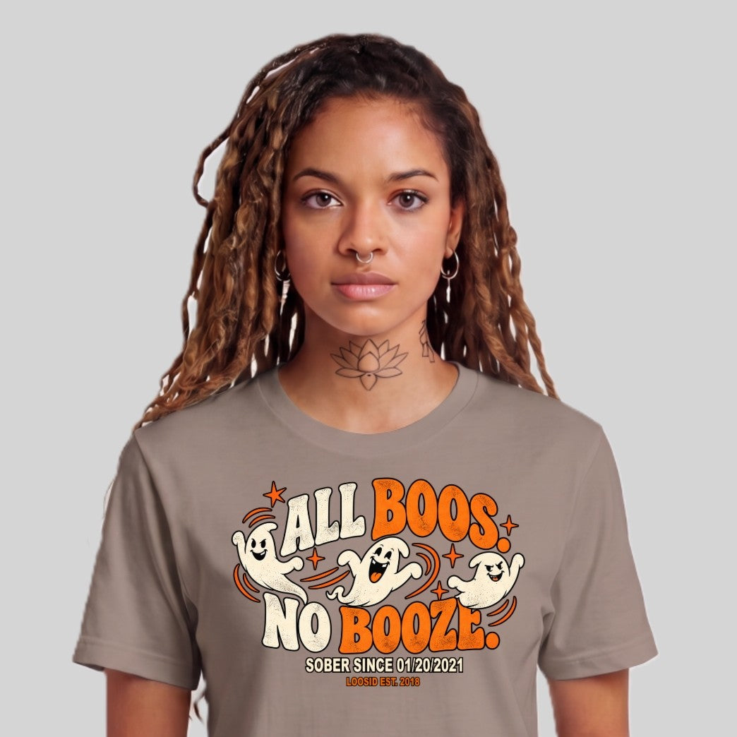 Sober T Shirt | Women's All Boos No Booze