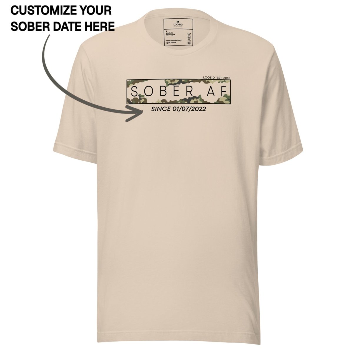 Sober T Shirt | Men's Sober AF Camo
