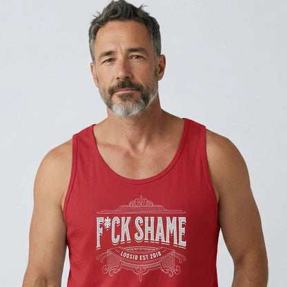 F*ck Shame Sober Tank Top packaging detail (view 18)