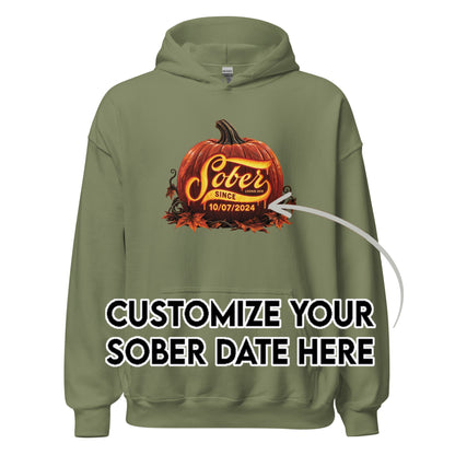 Recovery Hoodie | Men's Sober Since Pumpkin