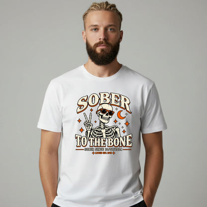 Sober T Shirt | Men's Sober To The Bone