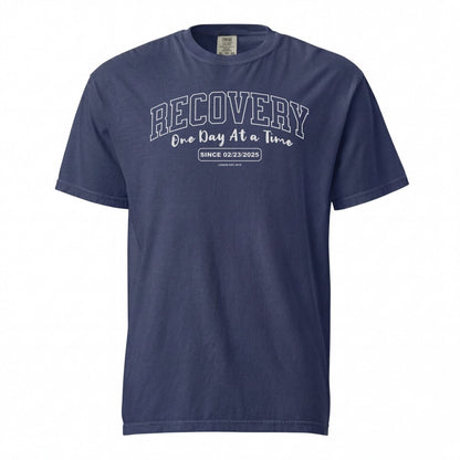 Sober T Shirt | Men's Recovery Looks Good On You Garment-Dyed Tee