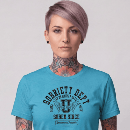 Sober T Shirt | Women's Sobriety Dept 24/7