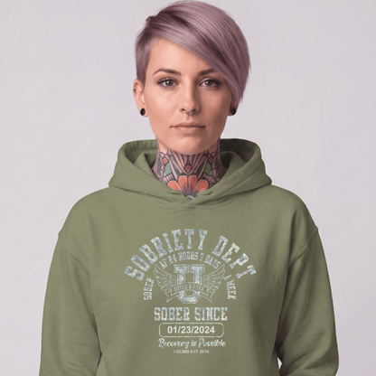 Recovery Hoodie | Women's Sobriety Dept 24/7