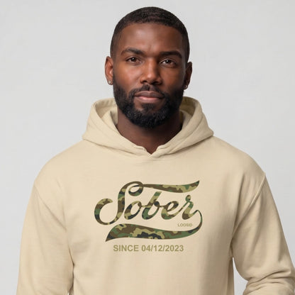 Recovery Hoodie | Men's Sober Since Camo