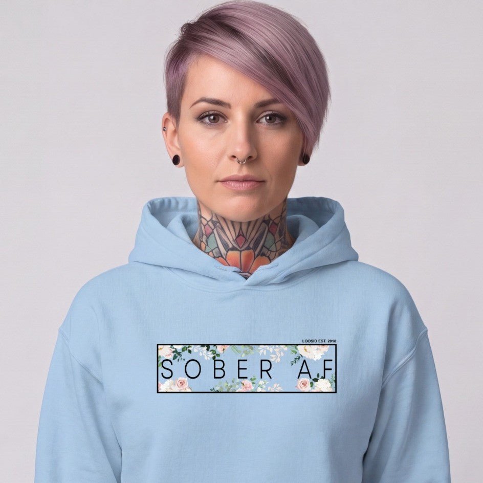 Recovery Hoodie | Women's Sober AF Flower