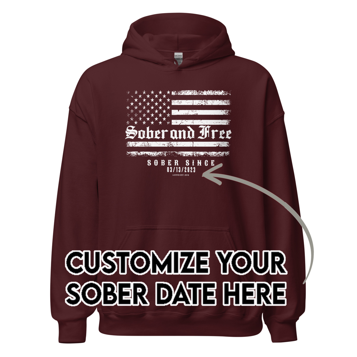 Recovery Hoodie | Men's Sober and Free