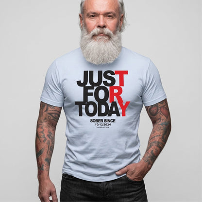 Just Try For Today Sober T Shirt side view (view 16)