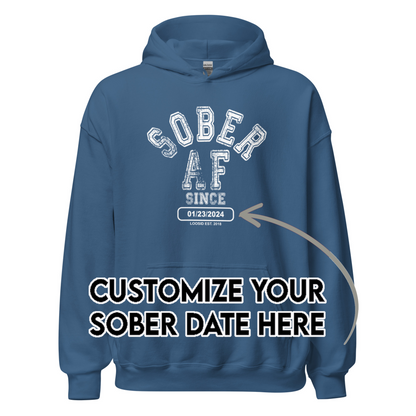 Recovery Hoodie | Men's Sober AF Collegiate