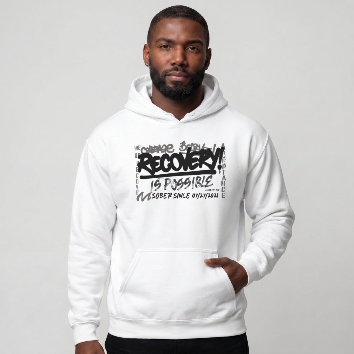 Recovery Hoodie | Men's Recovery Is Possible Hoodie