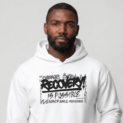 Recovery Hoodie | Men's Recovery Is Possible Hoodie